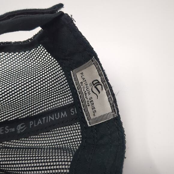 Rvs And Boats Strapback Trucker Hat Black One Size Platinum Series Outdoor Cap - Picture 9 of 10
